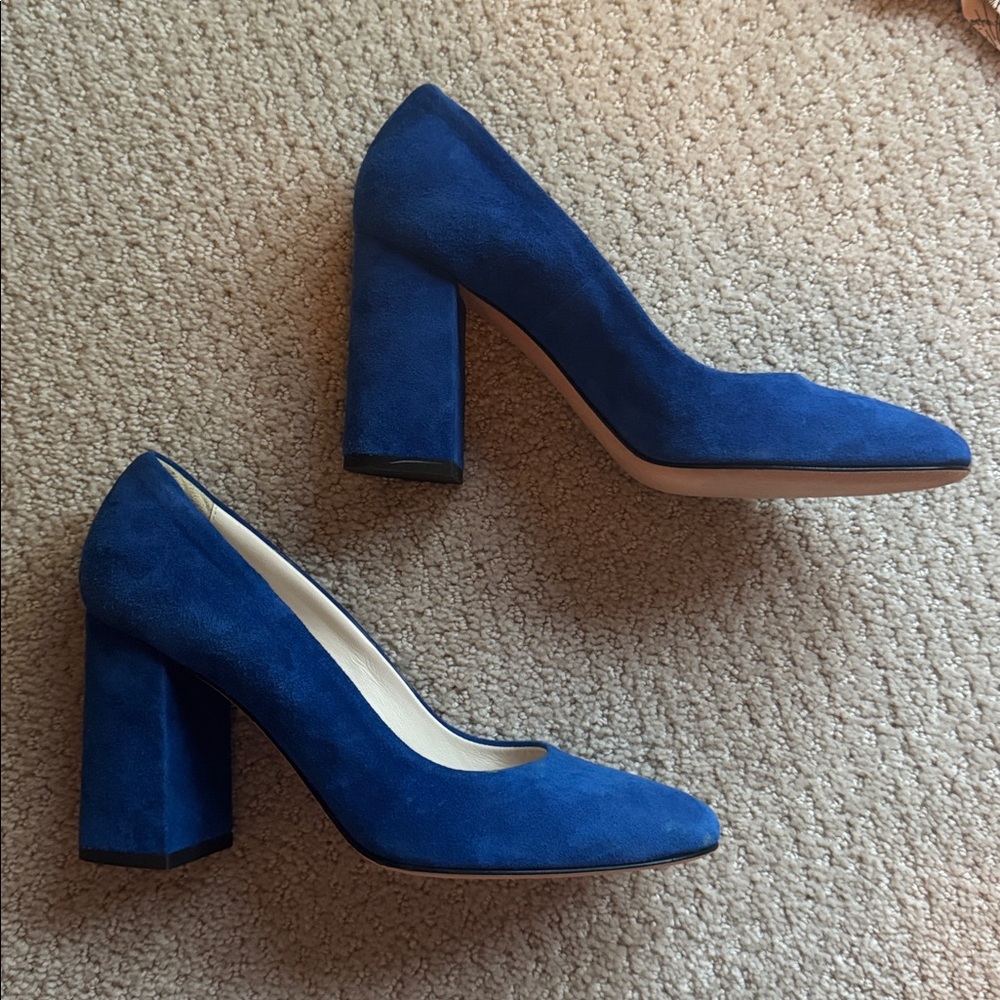 Cordani Royal Blue Suede Pumps